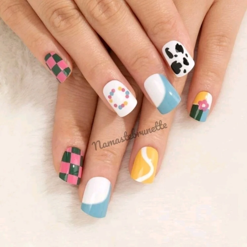 2/$16 Floral Butterfly Press On Nails